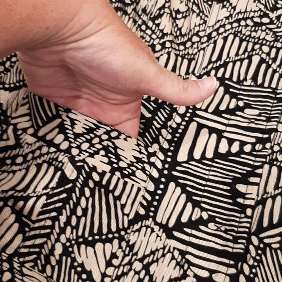 NWOT Ruby Rd Cream and Black Print Jacket - Picture 6 of 9